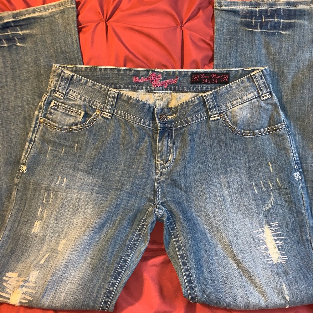 🤠👖 NWOT Rock & Roll Cowgirl Distressed Jeans 🐴